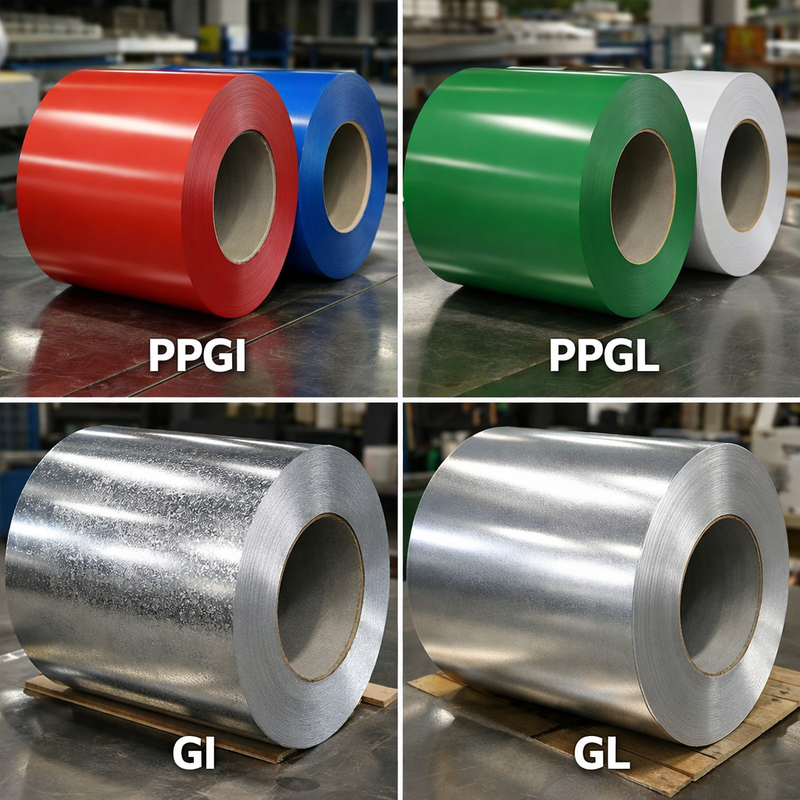Astm A653 Astm 792 DX51D Gi GL Ppgi Ppgl Steel Coil Zinc Coating RAL Color Coil Pre painted gi Gi GL Gl HDG Coil Zinc Coating Astm A653 Astm A792 Color Coating Steel Coil