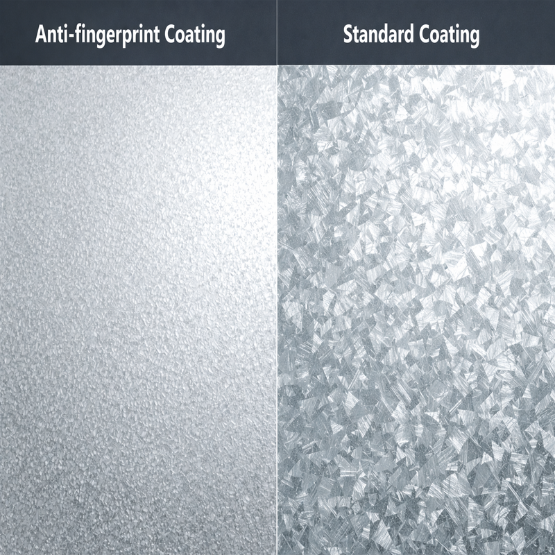 GL Anti Rust Finger Pre painted gi Gi GL Gl HDG Coil Zinc Coating Astm A653 Astm A792 Color Coating Steel Coil