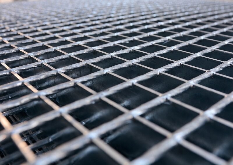 Galvanized Steel Bar Grating for Industrial Walkways and Platforms Black Galvanized Steel Grating Industrial Walkway Steel Grating _ Anti-slip Grating _ Factory Walkway _Steel Grating Drain Cover _Oil & Gas Platform Grating
