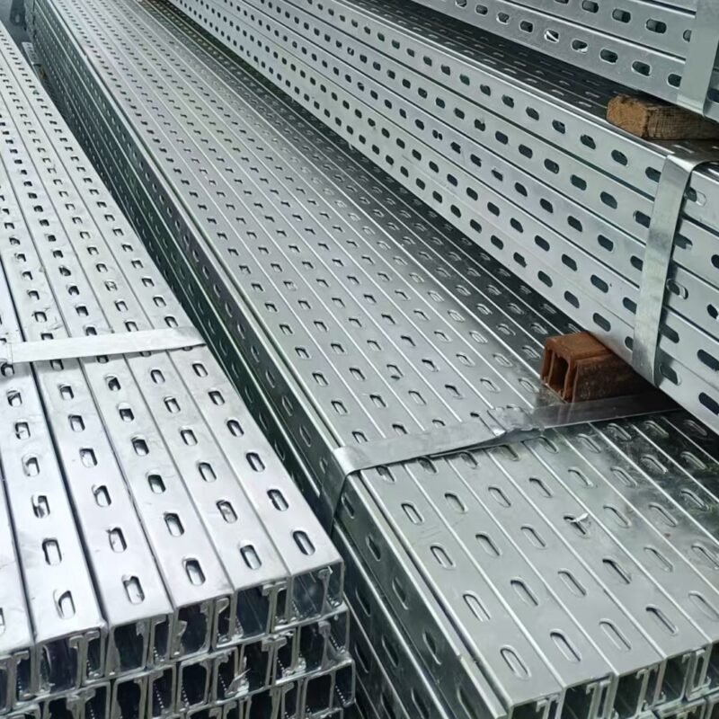 Hot Dip Galvanized C Strut Channels for Solar Mounting Structures