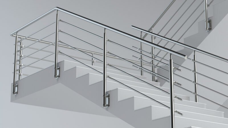 Custom Handrail System _ Platform Railing, Stair Handrail & Equipment Enclosure _ Stainless Steel _ Galvanized _ Factory Direct