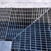 Black Galvanized Steel Grating Industrial Walkway Steel Grating _ Anti-slip Grating _ Factory Walkway _Steel Grating Drain Cover _Oil & Gas Platform Grating