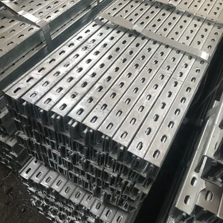 Hot Dip Galvanized C Strut Channels for Solar Mounting Structures