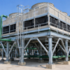 Cooling tower support structure