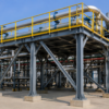 Industrial process equipment support structure