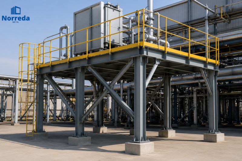 Mechanical equipment support structure